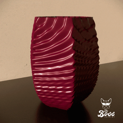 VINHO_4.gif STL file wine vase・3D printing design to download
