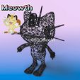 052.gif #052 Meowth Pokemon Wiremon Figure