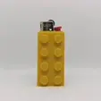 LegoBic-GIF.gif Bic Block, mini Bic lighter case inspired by a popular toy brick