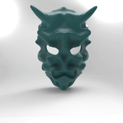 untitled.198.gif STL file MASK MASK VORONOI COSPLAY HALLOWEEN・3D printable model to download