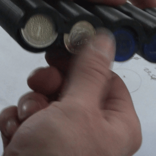 Coin dispenser for EURO coins 3D model