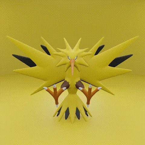 Zapdos2.gif Paquet Pokemon No. 001-151 Génération I