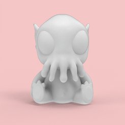 ktulu-1.gif Descargar archivo STL Baby Cthulhu • Objeto para imprimir en 3D, Portal_3D_Estudio