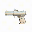 TSS.gif weapon gun PISTOL DAHL V1 figure 1/12 1/6