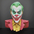 jokerGıf.gif Joker Bust 3dPrinter