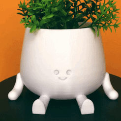 Video_01.gif Happy Smiling Pot - Friendly 3D Design for Printing