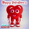 Dan-Sopala-Flexi-Factory-Heart_Valentines.gif Fichier STL Flexi Print-in-Place Herbert le cœur・Objet imprimable en 3D à télécharger