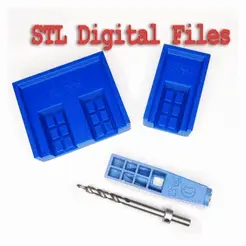 Etsy-video2-1.gif Spacer Set for Kreg MKJ Mini Pocket Hole Jig, use with 2" x 4" Boards - STL 3D Printer Files - Digital Download MKJKIT