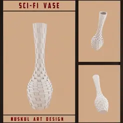 gf.gif Sci-Fi Vase - Nuskul Art Design - No Support