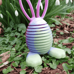 20230313_191033.gif STL file Flexi Easter Bunny・3D printing template to download