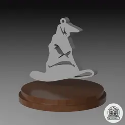 Sorting-Hat.gif Sorting Hat Charm with Hoop for Hanging