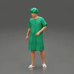 ezgif.com-gif-maker-18.gif 3D file Patient in hospital walking・3D printing model to download