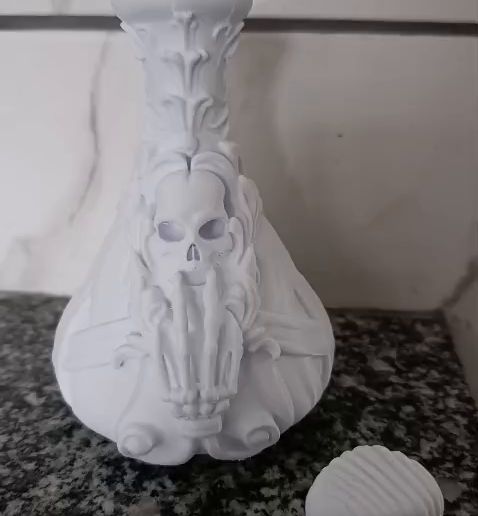 4.mp4 Calavera Jarron Skull Vase