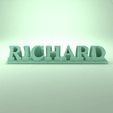 Richard_Elegant.gif Richard 3D Nametag - 5 Fonts