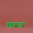 Lucky.gif Text Flip - Glücklich