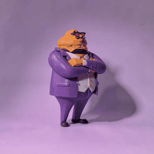 Hamburger Gangster | Multicolour & Single Colour