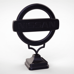 Nissan-render.gif Download file NISSAN 3D LOGO • 3D printer object, alexsaha