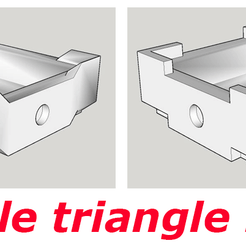 Double-triangle-bowl.gif STL file Stackers - 3D-printable board game organizers, Double triangle design STL-files・Template to download and 3D print, uSo-dragon