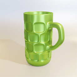 beer_glass360.gif Free STL file Beer Mug For Beer Can 330ml And Space For Ice・3D print model to download, magann