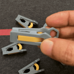 IMG_9639.gif STL file Clothes Pegs - Multi Version・3D printable design to download