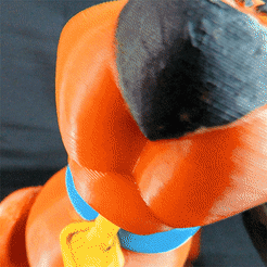 Scooby-GIF.gif STL-Datei SCOOBY DOO FLEXYBLE FANART・Modell zum Herunterladen und 3D-Drucken, Markdejavu