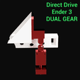 Direct-Drive-Ender-3.gif Upgrade Direct Drive Creality Ender 3 Dual Gear