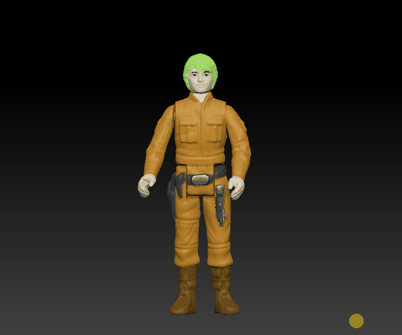 luke bespin.gif 3D file Star Wars .stl LUKE SKYWALKER (Bespin) .3D action figure .OBJ Kenner style.・3D printing template to download, DESERT-OCTOPUS