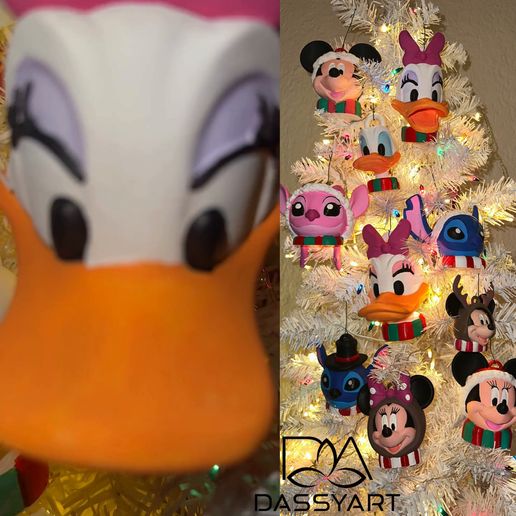 PINO-ESFERAS.mp4 Disney Christmas Ornaments (10)🎄🦌