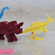 Dinosaurus.gif Dinosaur Collection with Names | Print in Place