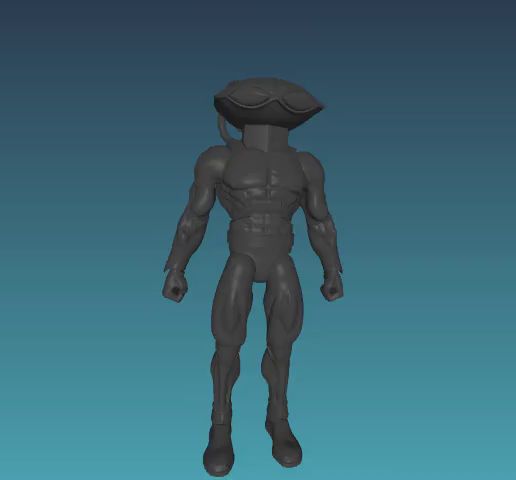 ImageToStl.com_asd.stl.mp4 Manta Negra Universo DC