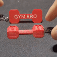 GYM-BRO.gif GYM BRO - KEYCHAIN DUMBBELL DUO MAGNET MAGNETIC GYM KEYCHAIN WEIGHT KETTLEBELL DUMBELLE MAGNETIC GYM
