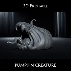 PUMPKIN-CREATURE-GIF.gif 3D PRINTABLE SCREAMING PUMPKIN CREATURE