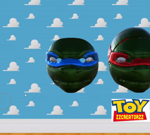 🥷 ninja turtle mask tnmt・ OBJ File for 3D printing・Cults