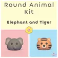 Round-Animal-Kit-Elephant-and-Tiger.gif Kit animaux ronds - Eléphant et tigre