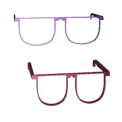 gifmaker_me-1.gif STL file sunglasses original | sunglasses for original costumes・3D printing template to download