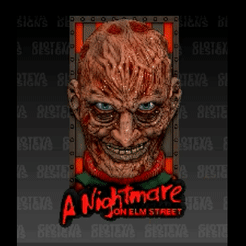 Freddy.gif Télécharger fichier STL Aimant "Nightmare on Elm Street" Freddy Krueger • Design à imprimer en 3D, GioteyaDesigns