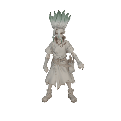 Senkuu Ishigami - Dr. Stone Anime Figure STL 3D Print