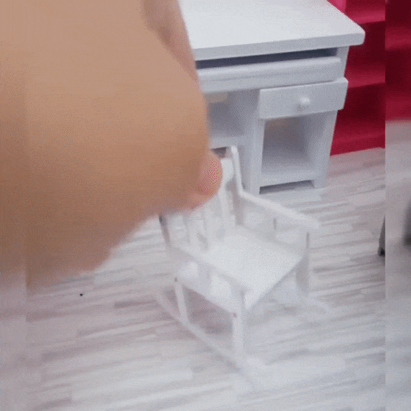 MINIATURE-FURNITURE-iKEA-MARYD-TRAY-TABLE-FOR-1-12-DOLLHOUSE.gif STL file Miniature Rocking Chair Miniature Furniture for 1:12 Dollhouse・Model to download and 3D print, RAIN