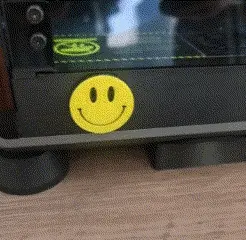 Acid-Smiley.gif Smiley Creality K1 и K1 Max USB Dust Cap 80's 90's Rave Acid Watchmen Emoji