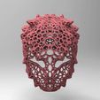 untitled.97.gif Файл STL Шлем MASK VORONOI COSPLAY DEVIL・Модель 3D-принтера для скачивания
