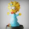 Maggie-Simpson.gif Maggie Simpson  -The Simpsons- 80's cartoon-FANART FIGURINE