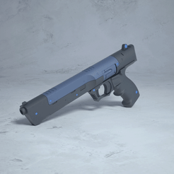 handgun.gif Download OBJ file Handgun • 3D printing object, ArturoSyntec