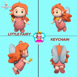 Sem-nome-Logotipo-1.gif 3D file Little Fairy・Design to download and 3D print
