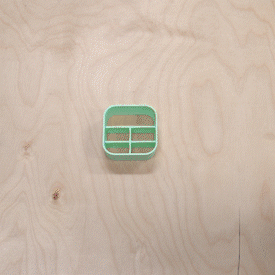 Toothbrush Holder Seperator - Hack for IKEA TISKEN I TI03 - 3D model önizlemesi