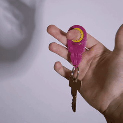 ezgif.com-gif-maker-1.gif Archivo STL Ninja shuriken llavero spinner NO BEARING gadget・Objeto imprimible en 3D para descargar