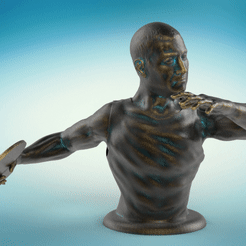 untitled.2109.gif Download STL file Ping-pong man figurine, desktop gift • Object to 3D print, Yehenii