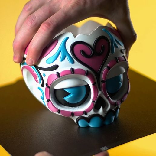 9-Cults-ASMR.mp4 Skull Planter - Dia de Muertos