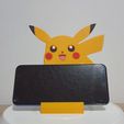 Gif-Pikachu.gif Fichier STL Support pour téléphone portable Pikachu (Pokémon)・Design pour imprimante 3D à télécharger