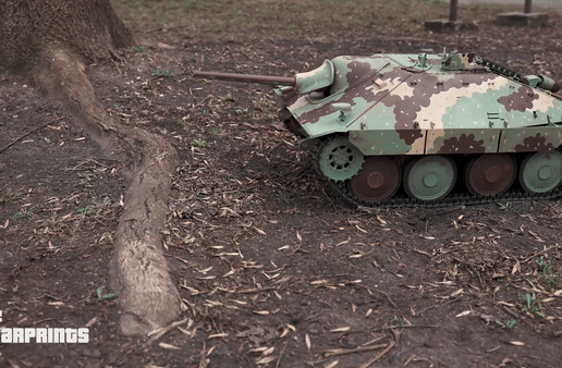 run1.gif Jagdpanzer 38(t) Hetzer scale 1/6 - 3D printable RC tank model