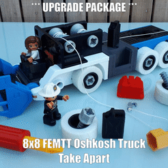 FEMTT_8x8_DoubleWinch_TXTupgradeonly.gif 3D file UPGRADE PACKAGE TO 8x8 truck + Winch・3D print model to download, edge
